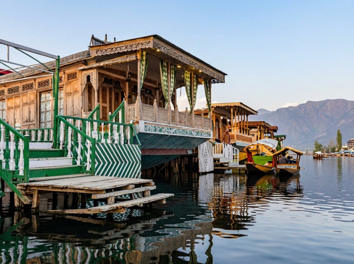 The Houseboats of a Himalayan Dream