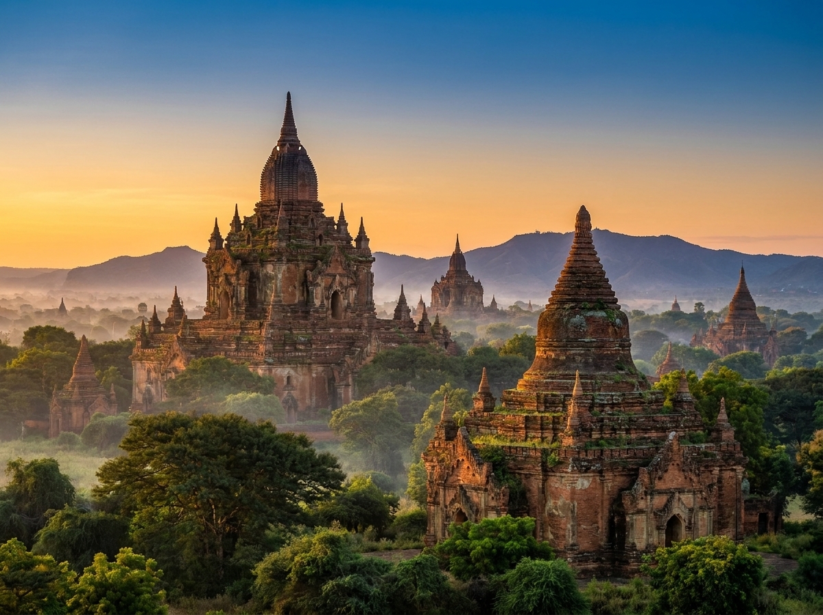 Temples Across the Irrawaddy